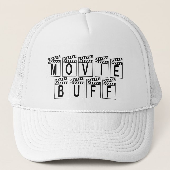 Film Buff T - Shirt und Geschenke. Truckerkappe (Vorderseite)