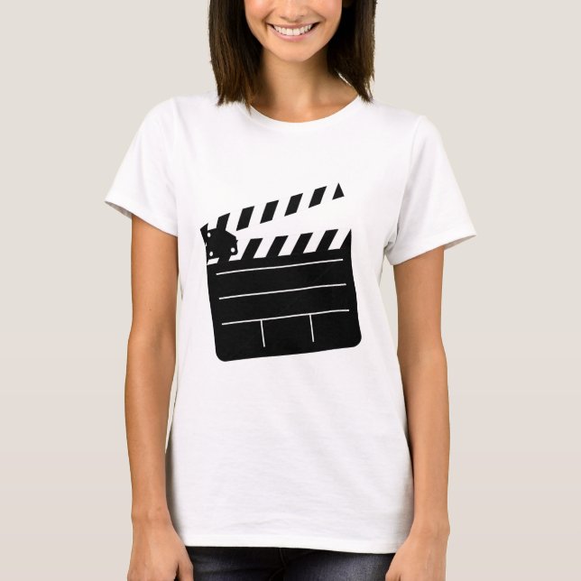 Film Clapboard T-Shirt – Movie & Filmmaking Graphi (Vorderseite)