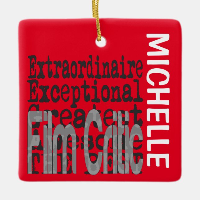 Film Critic Extraordinaire CUSTOM Keramikornament (Vorderseite)