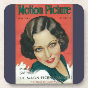 Film Februar 1931 Gloria Swanson Cover Untersetzer