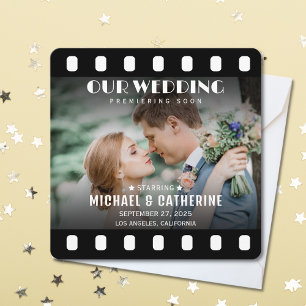 Film-Filmrolle Hochzeit einzigartig Save The Date