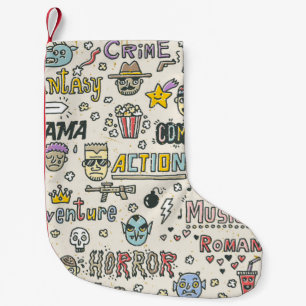 Film Genres. Fernsehshows, Serie Funny Doodle vint Kleiner Weihnachtsstrumpf