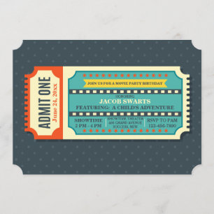 Film-Karten-Einladung Einladung