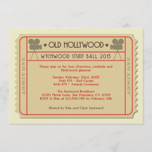 Film-Karten-Preis-Zeremonie-Party Einladung