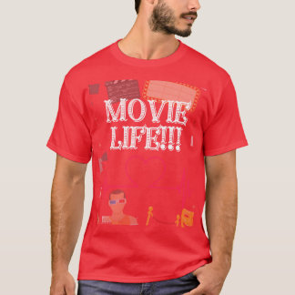 FILM LEBEN Geschenk Familie T-Shirt