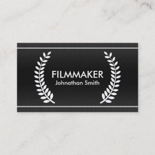 Film-Lorbeer-noble Visitenkarten für Filmemacher Visitenkarte
