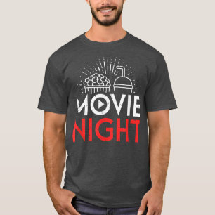 Film Lover Popcorn Filmabend T-Shirt