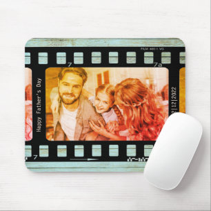 Film Negativ Ihr eigenes Bild 35mm Film Vater Gesc Mousepad