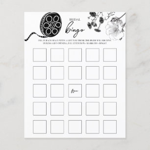 Film Noir - Brautparty Bingo Game