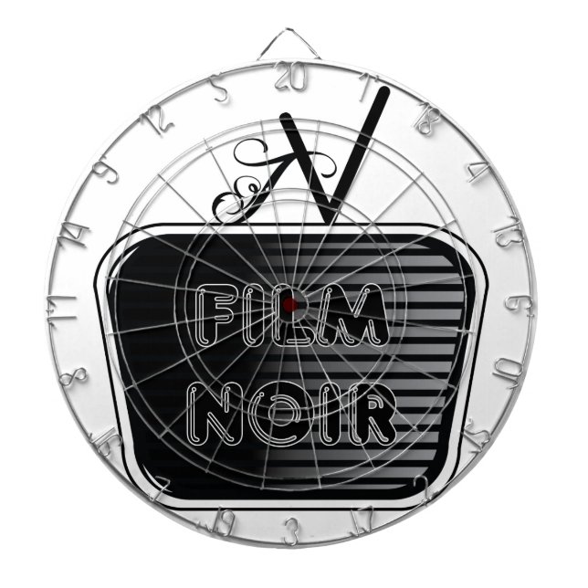 Film Noir Dartscheibe (vorne)