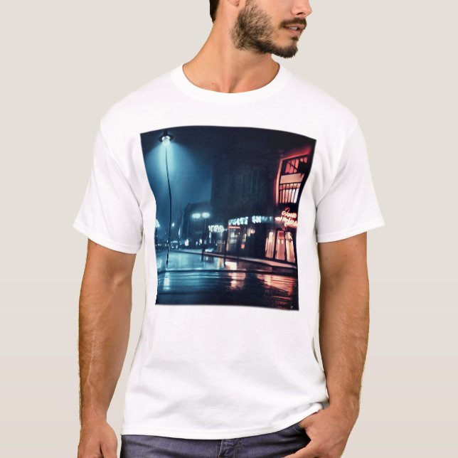 Film Noir Downtown Men's Basic T - Shirt (Vorderseite)