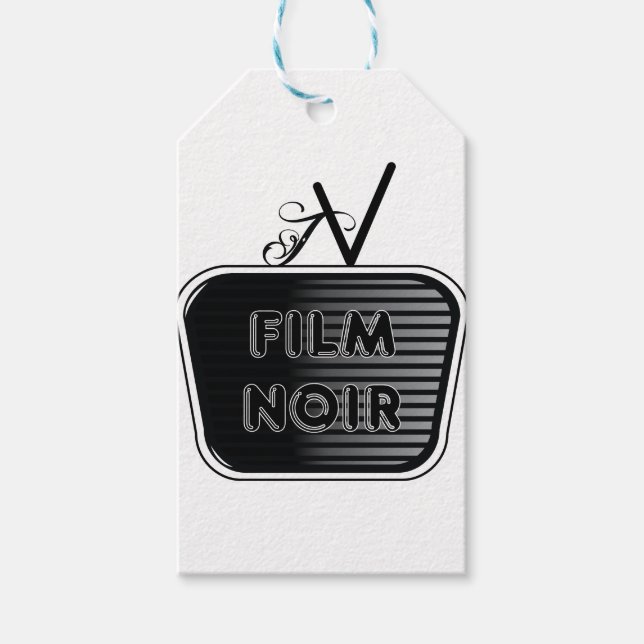 Film Noir Geschenkanhänger (Vorderseite)