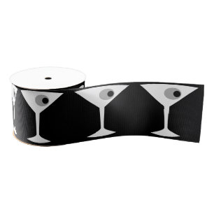 Film-Noir Martini-Glas-Band Ripsband