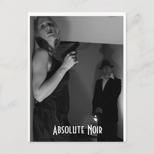 Film Noir Postcard Postkarte (Vorderseite)