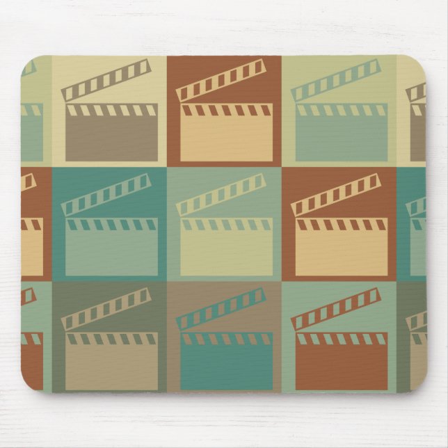Film-Pop-Kunst Mousepad (Vorne)