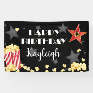 Film-Popcorn-Fahne Banner