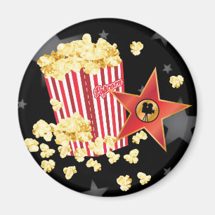 Film-Popcorn-Magnet Magnet