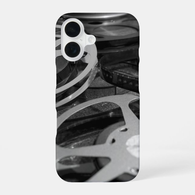 Film Reel iPhone Case 16 Hülle (Rückseite)