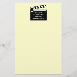 Film-Schiefer Clapperboard Brett Briefpapier