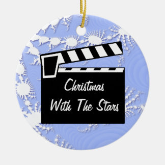 Film-Schiefer Clapperboard Brett Keramik Ornament