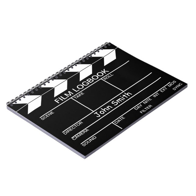 Film-Schiefer Notizblock (Linke Seite)