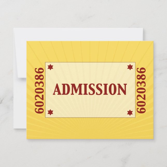 Film Star Bar Mitzvah Reply UAWG Yellow Blue RSVP Karte (Vorderseite)