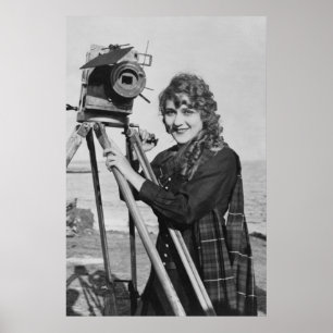 Film Star, Mary Pickford, Vintage Kinofilm Poster