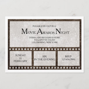 Film-Streifen-Einladung Einladung