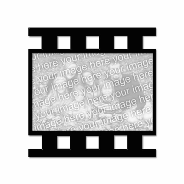 Film-Streifen-Foto-Rahmen KRW kundenspezifischer Freistehende Fotoskulptur (Vorne)