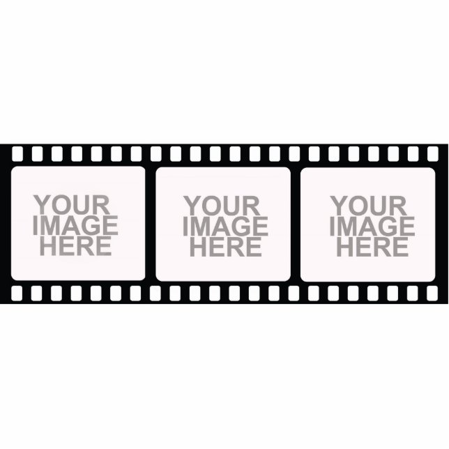 Film-Streifen-Foto-Skulptur-Rahmen Freistehende Fotoskulptur (Vorne)