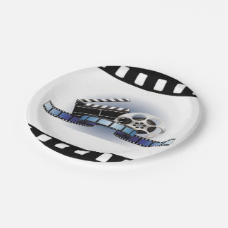 Film-Streifen-Papier-Teller Pappteller