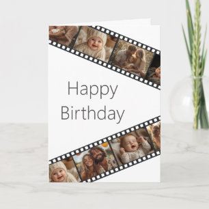 Film Strip Foto Happy Birthday Card Einladung