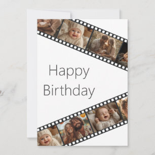 Film Strip Foto Happy Birthday Card Einladung