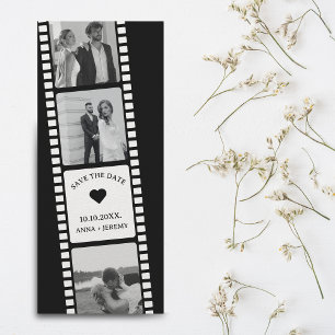 Film Strip Foto Stand Lesezeichen Save the Date Einladung