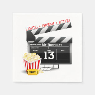 Film-Thema-13. Geburtstag Serviette