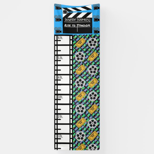 Film wachsen Diagramm Banner (Vertikal)