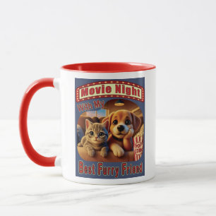 Filmabend - Bester pelziger Freund - Süße Katze & Tasse
