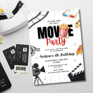 Filmabend Einladung zum Geburtstag, schlafen über