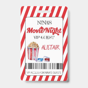 Filmabend VIP Guest Lanyard, Cinema Lanyard, Bad Ausweis