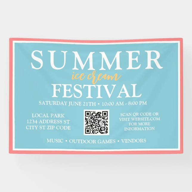 Filmabende im Park | Custom Summer Event Banner (Horizontal)