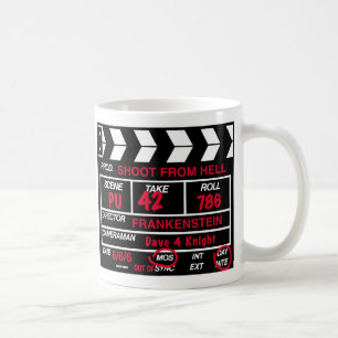 Filmbildkamera-Schiefer Kaffeetasse