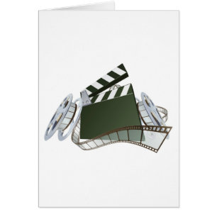 Filmclapperboard und -Filmspulen