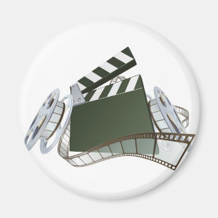 Filmclapperboard und -Filmspulen Magnet