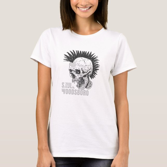 Filmclub Halloween Horror von Woodsboro T-Shirt (Vorderseite)