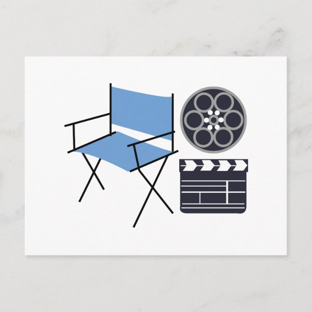 Filmdirektor Postkarte (Vorderseite)