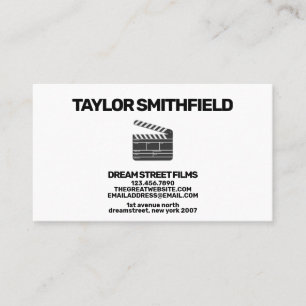  Filmdirektor Trendproduction Business Card Visitenkarte