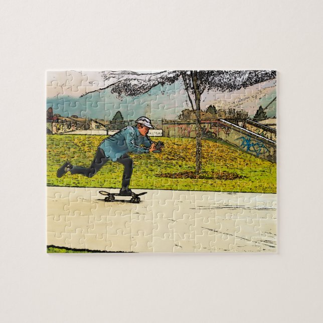 Filme - Skateboarder Puzzle (Horizontal)