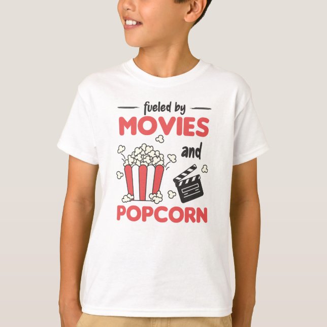 Filme und Popcorn-Filme von Ufolf T-Shirt (Vorderseite)