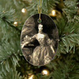 Filme von Madame de Pompadour - Jeanne-Antoinette Keramik Ornament
