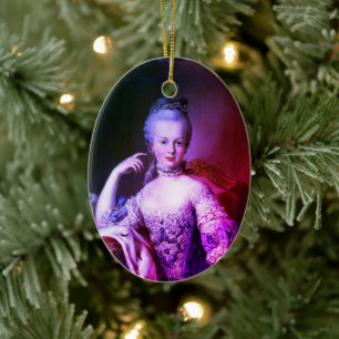 Filme von Marie-Antoinette und Marie Antoinette Keramik Ornament